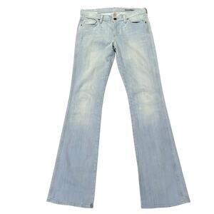 Citizens of Humanity Ava Low Rise Flare Jeans Size 29 Light Blue Wash Denim Y2K